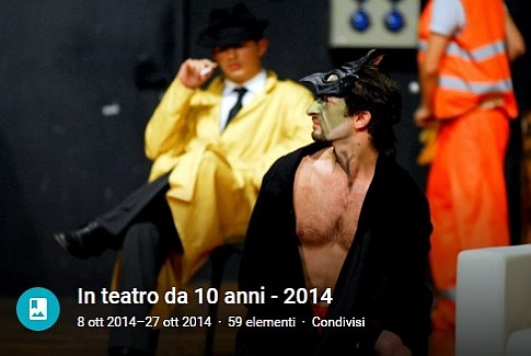 Foto dallo spettacolo 'In teatro da 10 anni' del 2014
