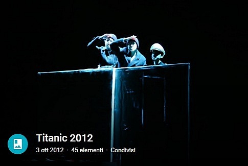 Foto dallo spettacolo 'Titanic' del 2012