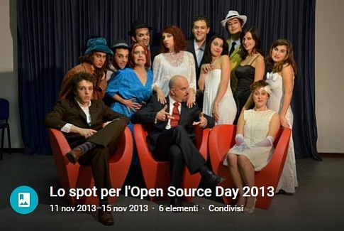 Foto riprese per lo spot dell'Open Source Day 2013
