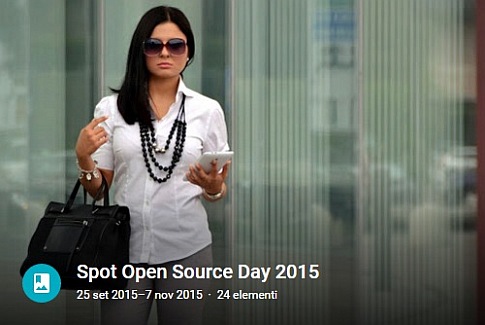 Foto delle riprese per lo spot dell'evento Open Source Day 2015